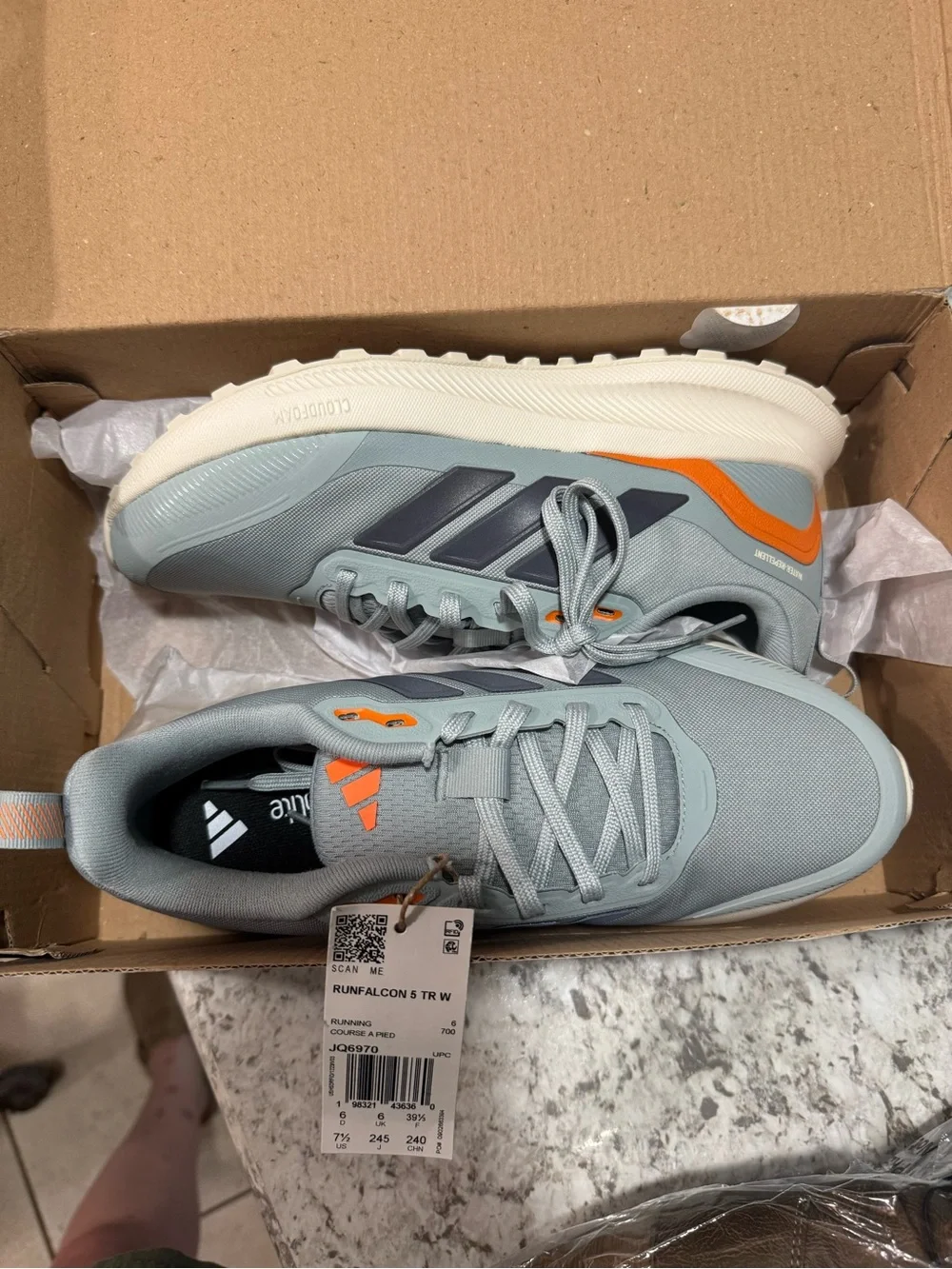 adidas Runfalcon 5 TR Women’s 7.5 Running Shoes NWT